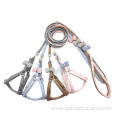 Korean style cute breathable polyester dog harness